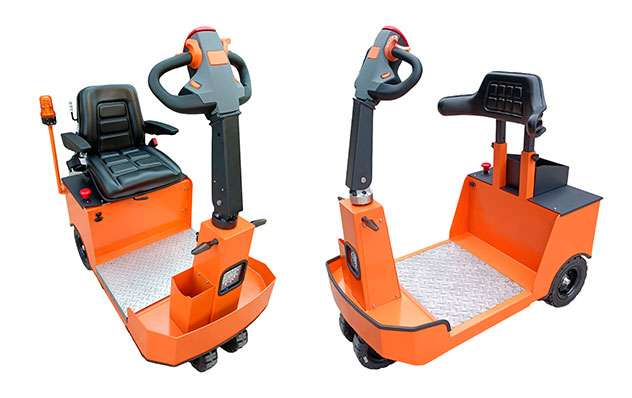 What's the difference between a standing tractor and a sitting tractor in use scenarios?